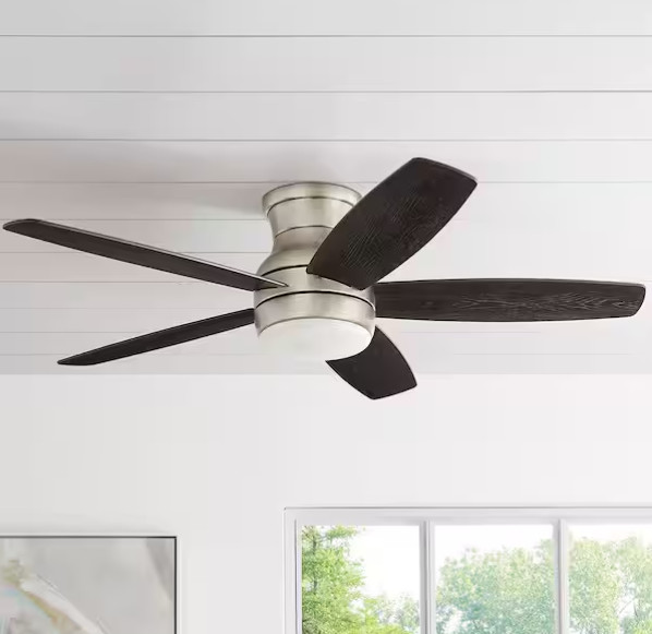 HDC Ashby Park 52" Brushed Nickel Ceiling Fan LED Color Change Remote