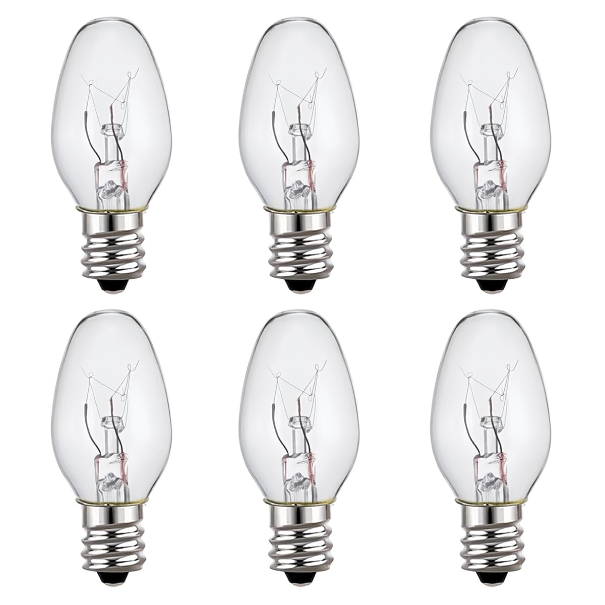 C7 Night Light Bulbs 4 Watt E12 Candelabra Base Warm White set 4 Pk gallery