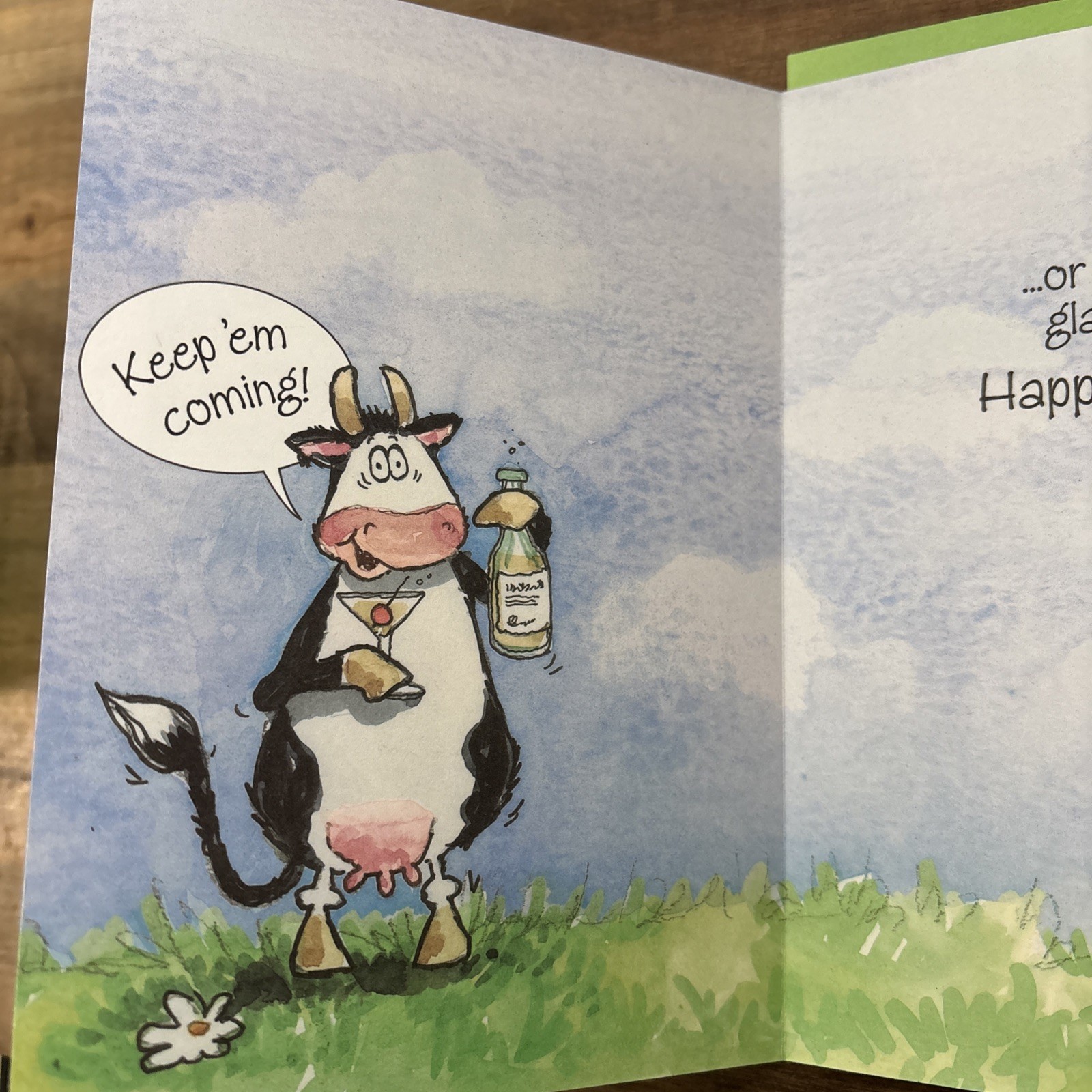 Leanin' Tree BIRTHDAY Greeting Card "I Only Drink On Special Occasions…” gallery