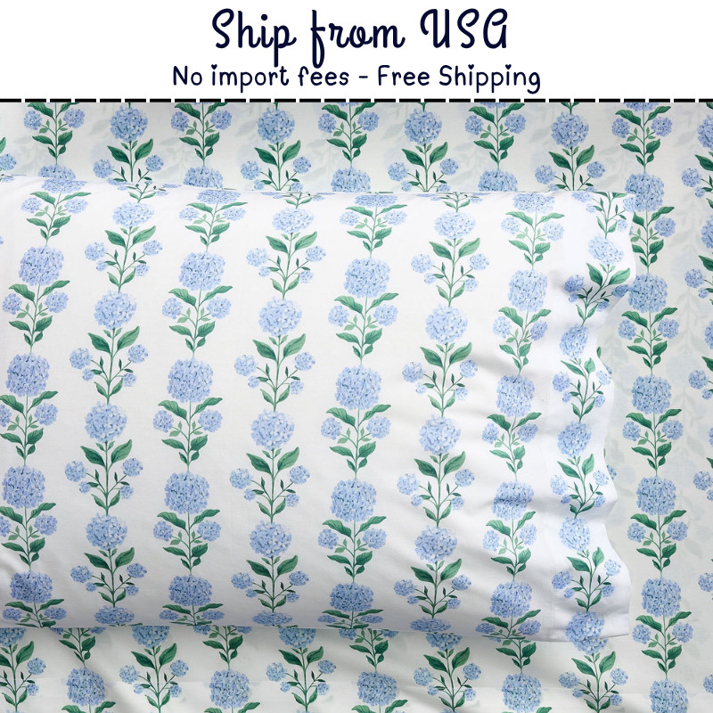 Pottery Barn Teen Hydrangea Sheet Set gallery
