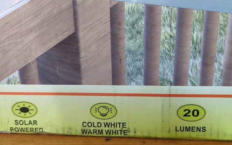 1/2/4/6/8/12 Solar Post Lights Trex Deck Cap Fence Light PVC Wood 3.5 to 6 Black gallery