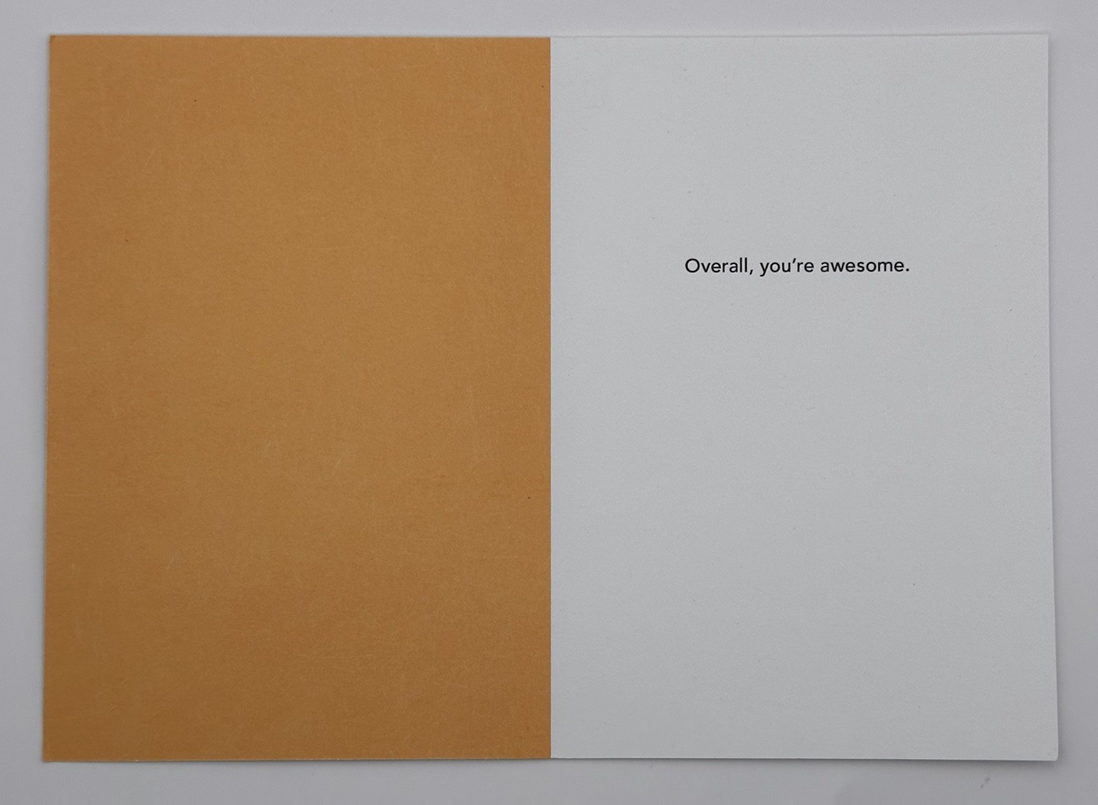 ** OVERALL YOU’RE AWESOME ** CUTE LITTLE GUY / PIG / ALL OCCASION GREETING CARD gallery