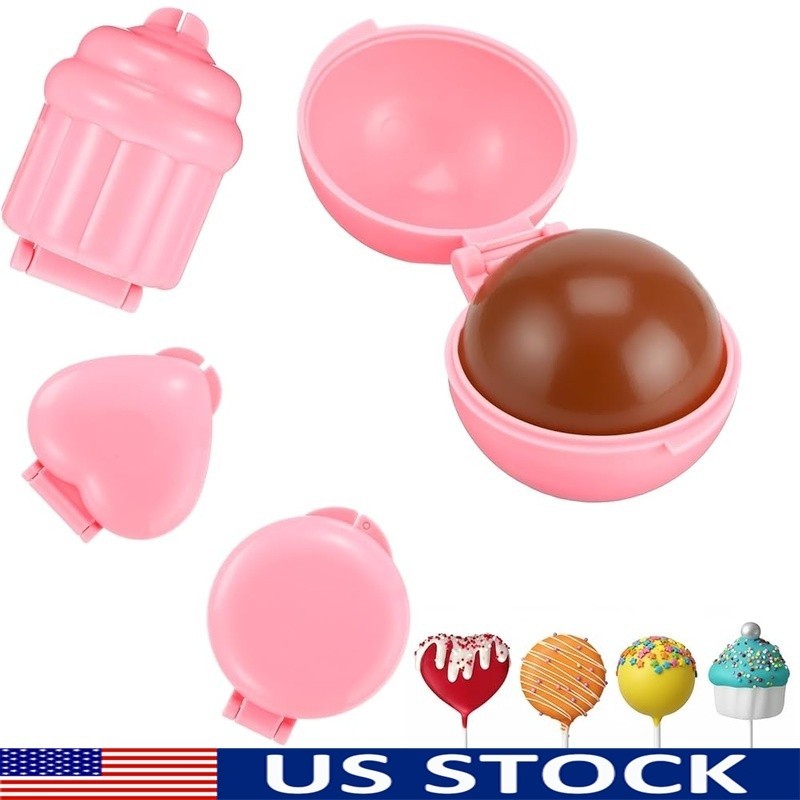 DIY Cake Pop Molds Kit Portable Baking Shapes BPA Free Easy Clean Family Fun New gallery