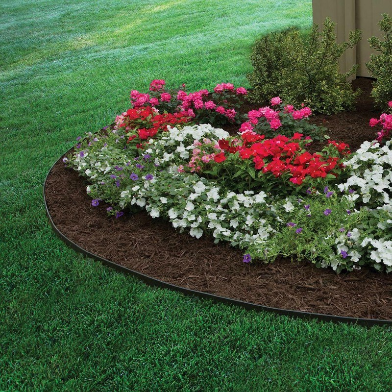L-shaped Landscape Edging Border Kit 33 FT No-Dig Garden Edge Lawn Border gallery