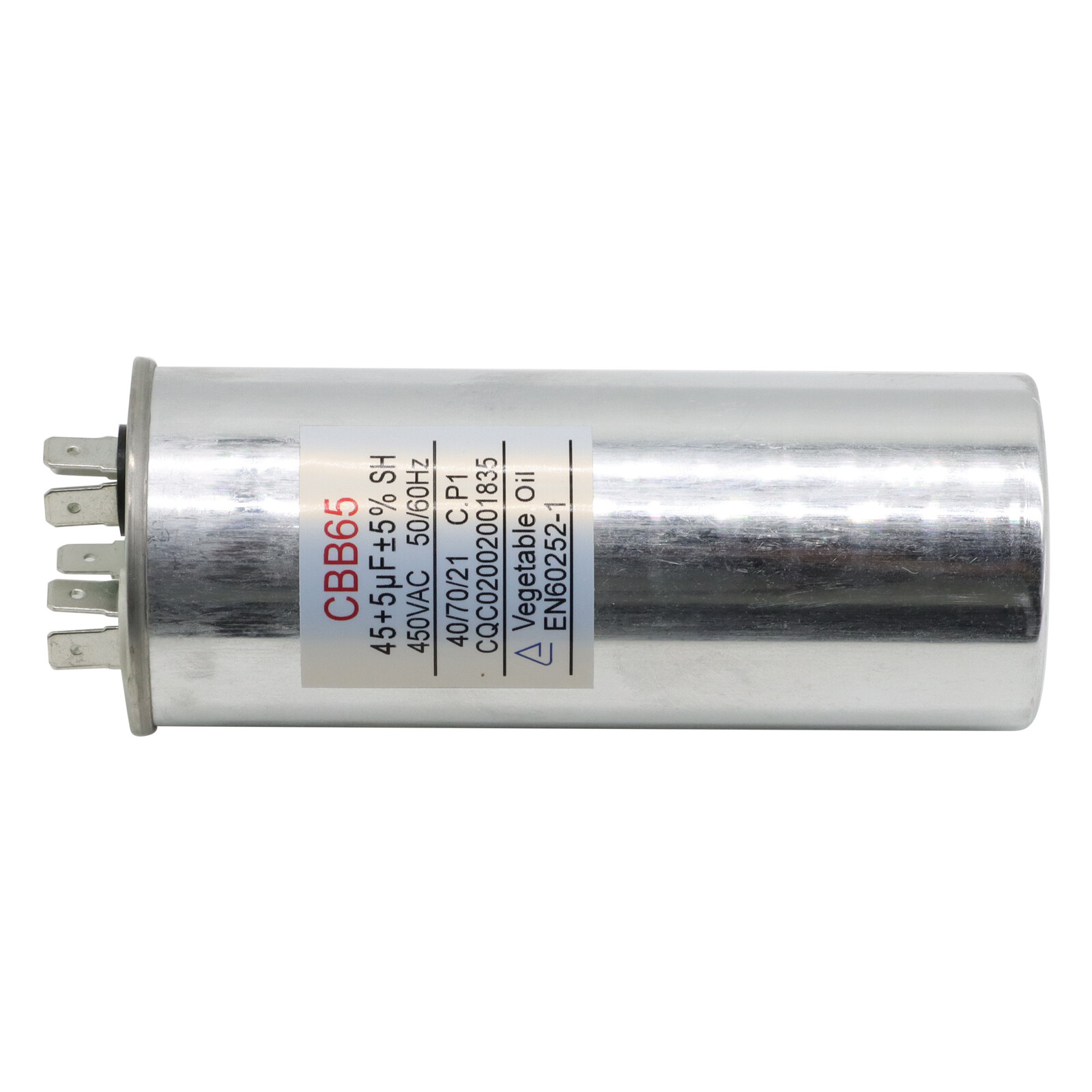 45+5 uF MFD 370-450 V AC High Quality Motor Dual Run Capacitor CBB65 gallery