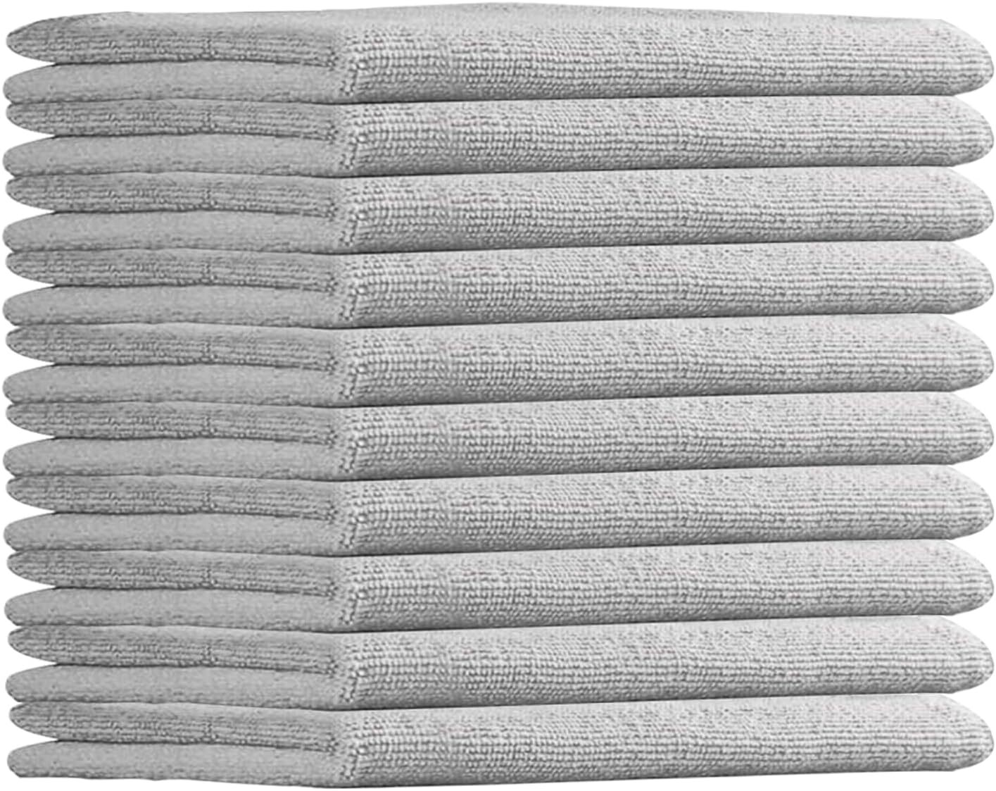 USTRADEENT Microfiber Cleaning Cloth Pack Of 10, 12x12 Inches All Purpose Clean gallery