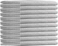 USTRADEENT Microfiber Cleaning Cloth Pack Of 10, 12×12 Inches All Purpose Clean