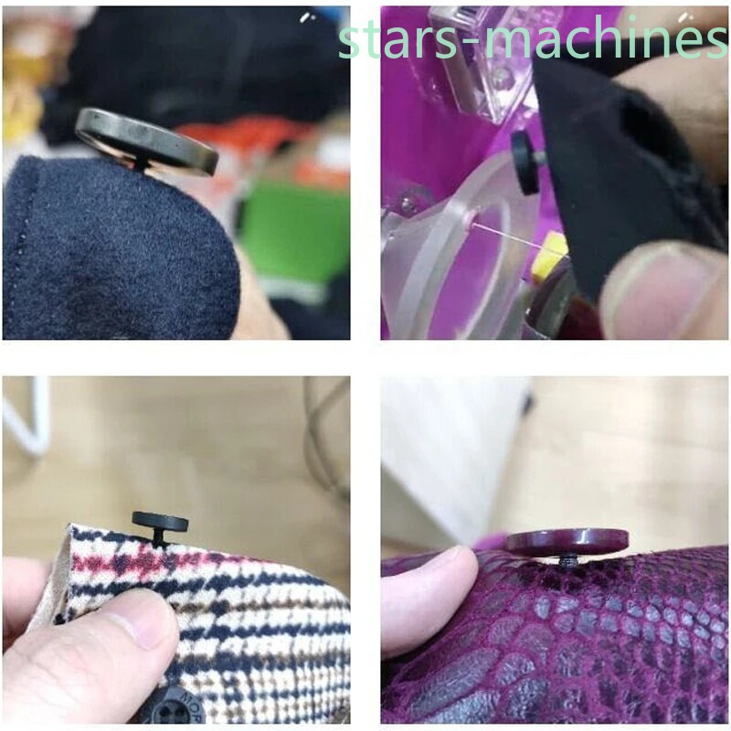 Industrial Button Sewing Machine Automatic Garment Button Wrap Machine gallery
