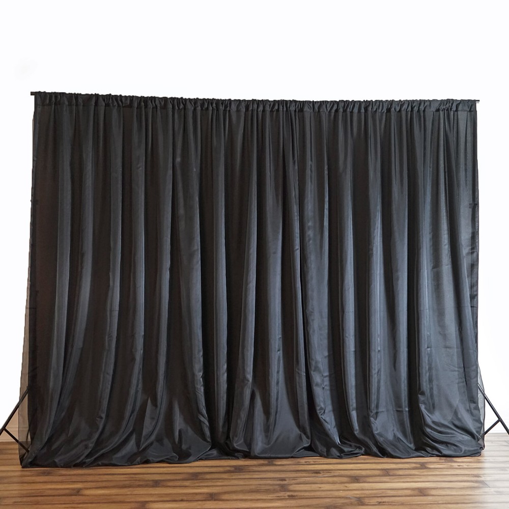 20ft x 10ft Black Professional BACKDROP Photo Background Wedding Decorations