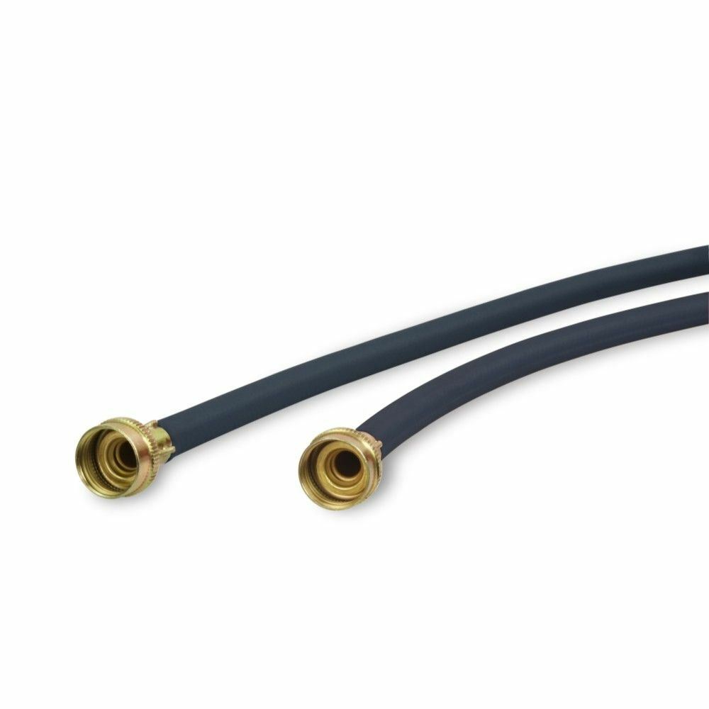 Everflow 3'FT Wshing Machine Hose Black Rubber Female Threaded Connectors USA gallery