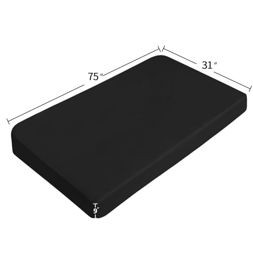 Cot Sheets 31" x 75", Cot Size Sheet Fitted with Cot Sheet 31" x 75" Black gallery