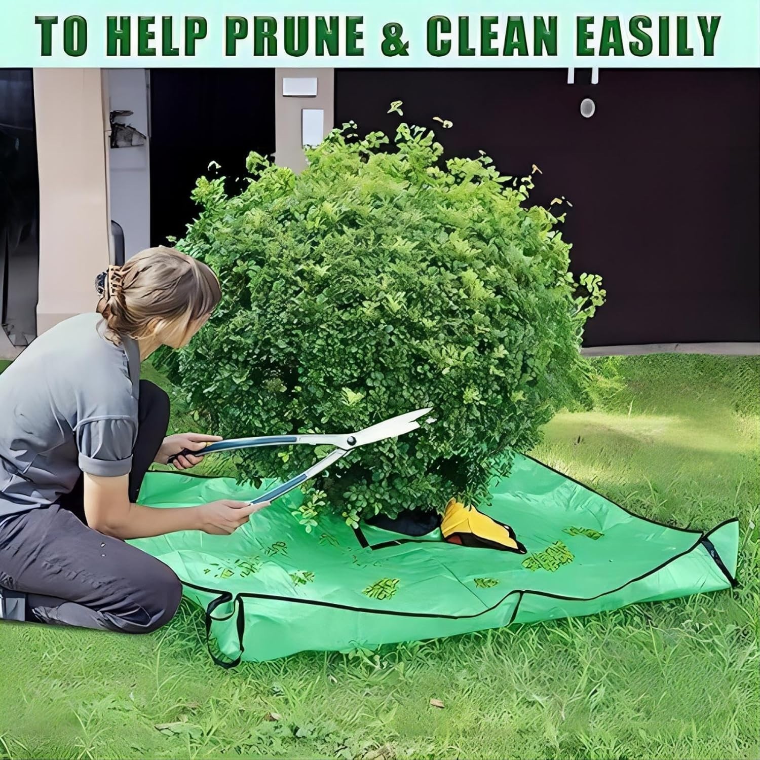 Landscape Tarp for Trimming, Waterproof Garden Tree Pruning Tarp Bush Trimmin... gallery