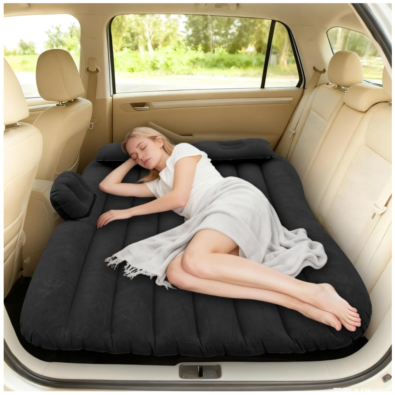 Compact Car Back Seat Air Mattress for Comfortable Journeys gallery