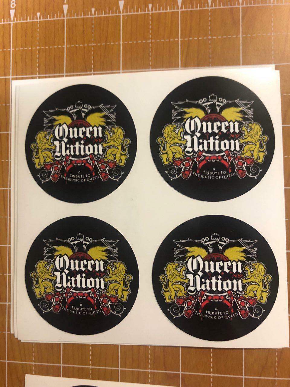 100 Custom Printed Stickers | Die Cut Vinyl | Bulk product labels | vinyl labels gallery