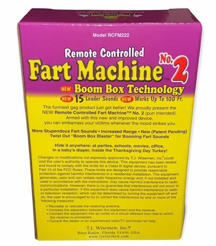 2 Fart Machine #2 Version - Wireless Remote Controlled ~ Funny Gag Prank Joke gallery