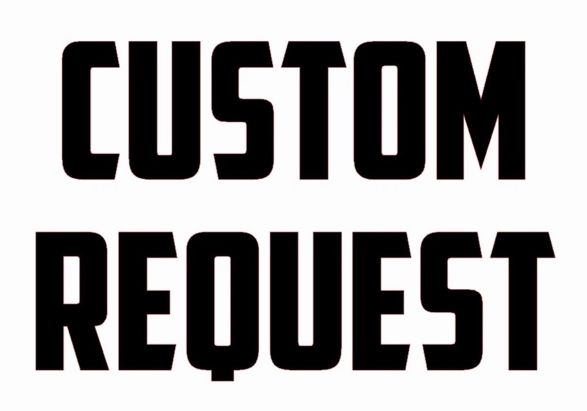 CUSTOM REQUEST BLACK & WHITE STICKERS - REFER TO LISTING'S DESCRIPTION gallery