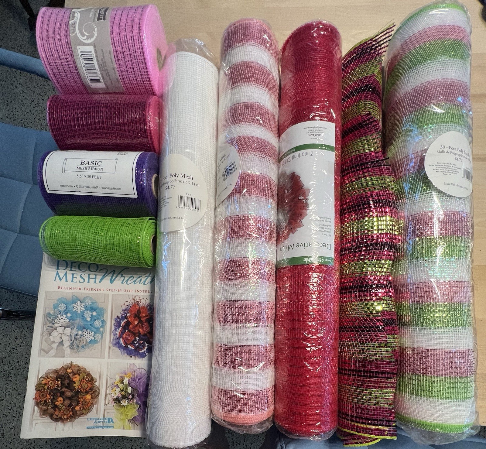 Deco Mesh Wreath Materials Bulk gallery