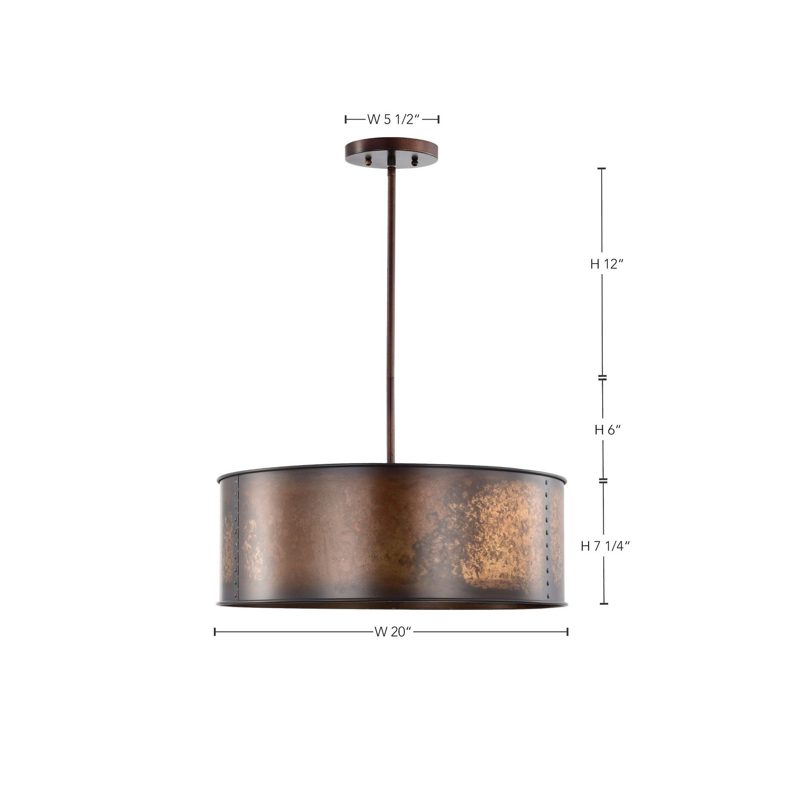 Used Nuvo Lighting 60/5894 Kettle-Four Light Pendant-20 Inches Wide by 41 Inches gallery