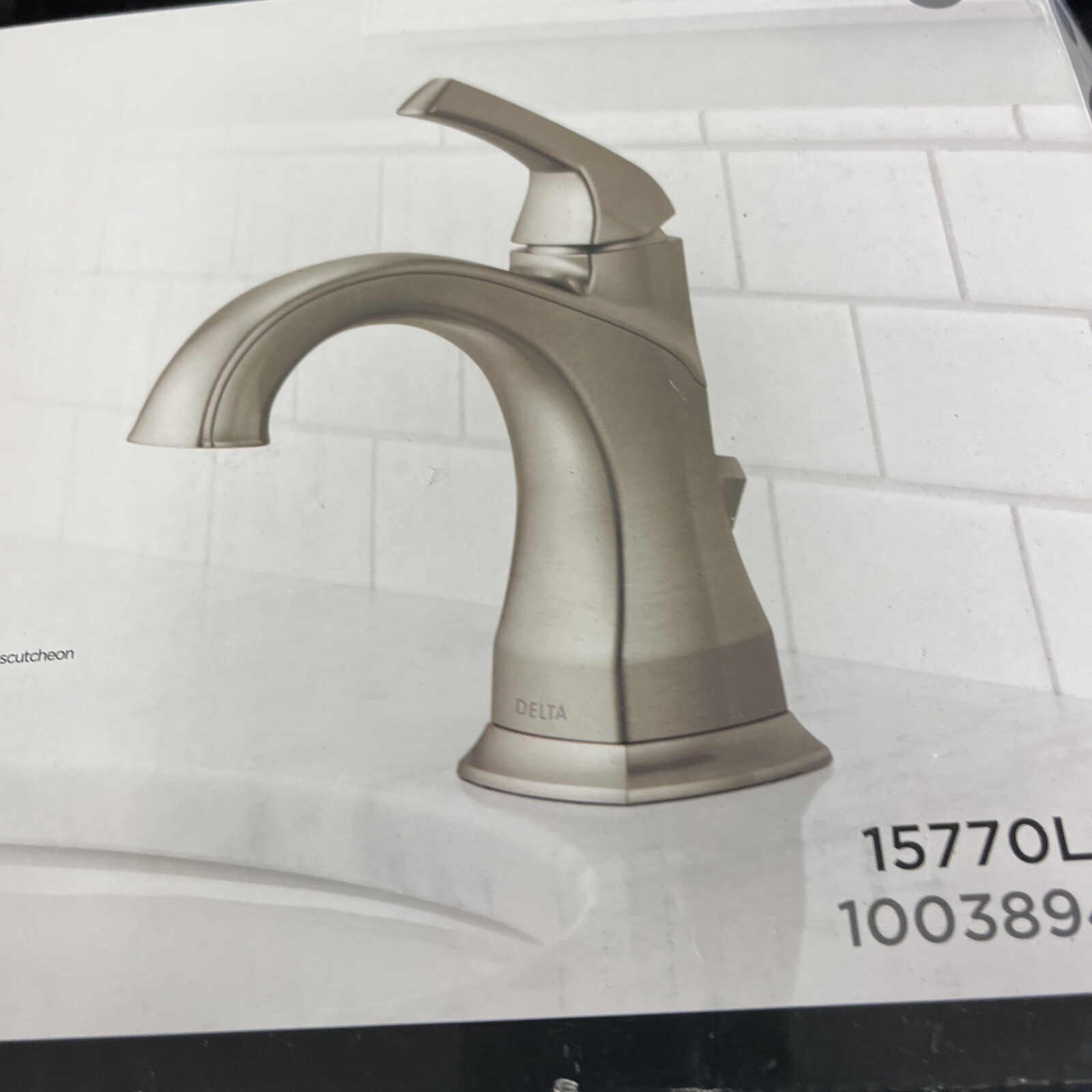 Delta 15770LF-SP Portwood Single Handle Centerset Faucet - Spotshield Brushed... gallery