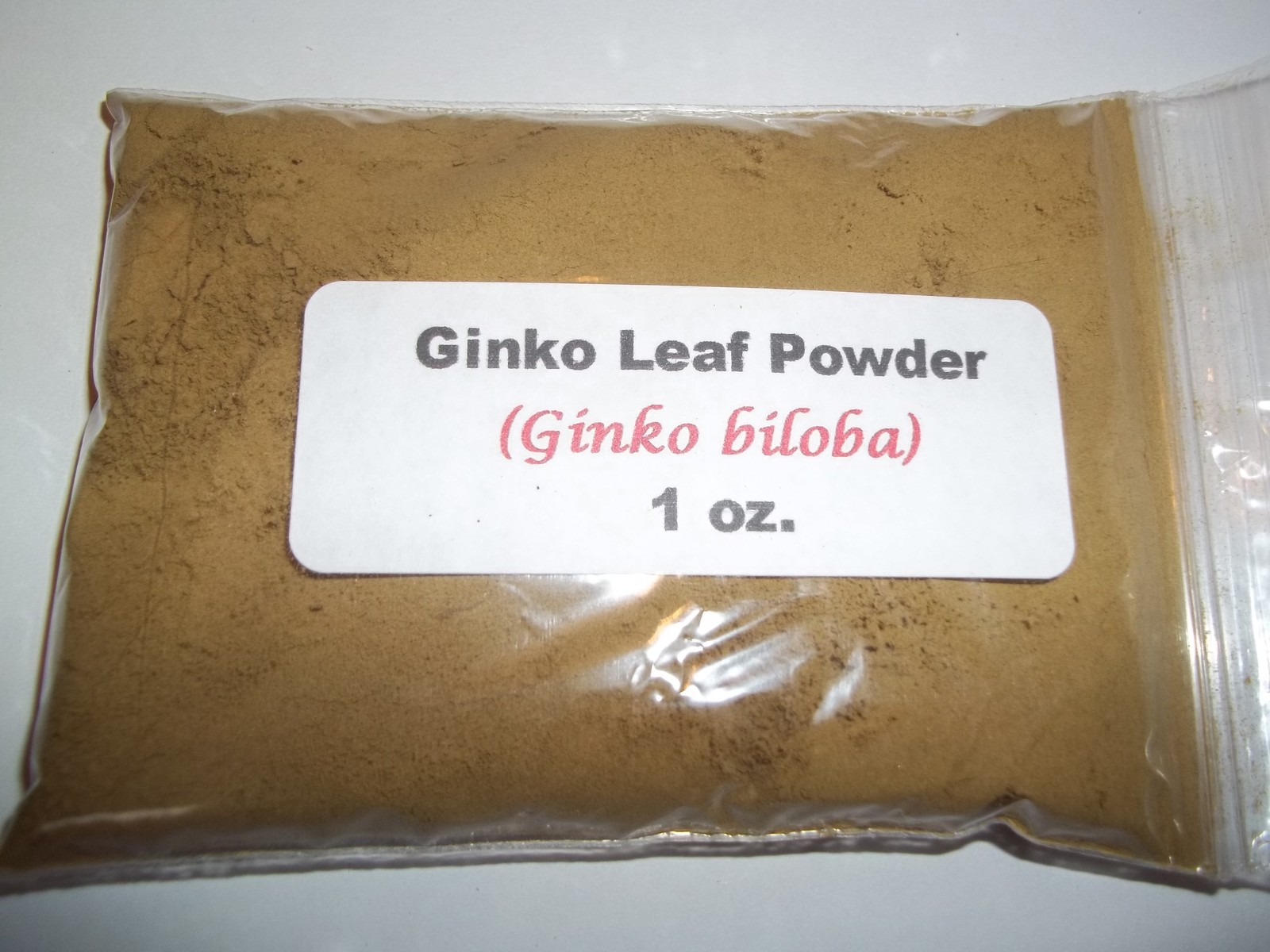 1 oz. Ginkgo leaf powder (Ginkgo biloba) gallery