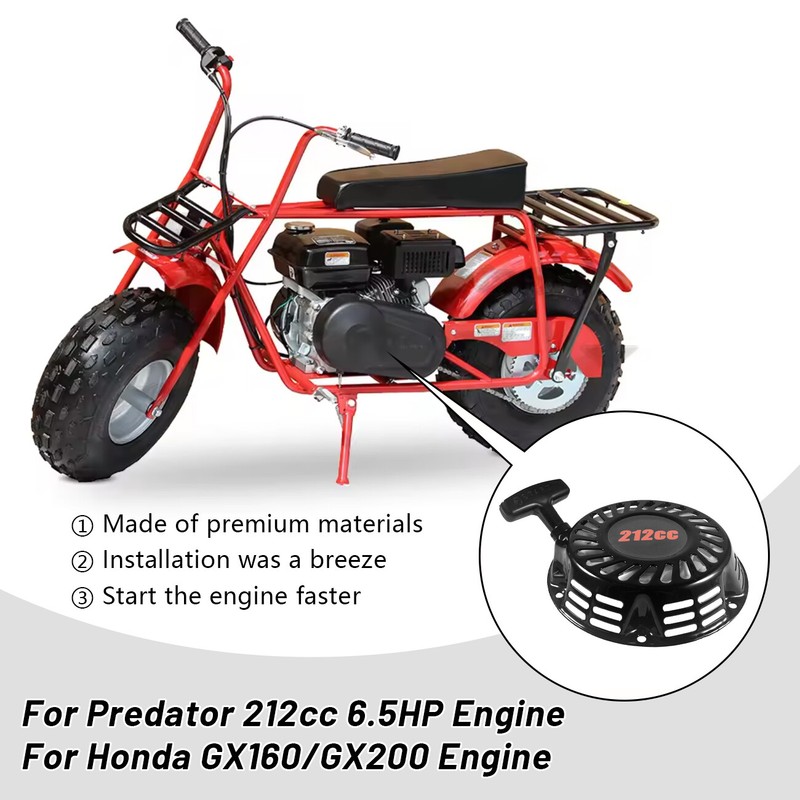 Pull Start Starter Recoil For Harbor Freight Predator Rato 212cc 6.5HP 7H gallery