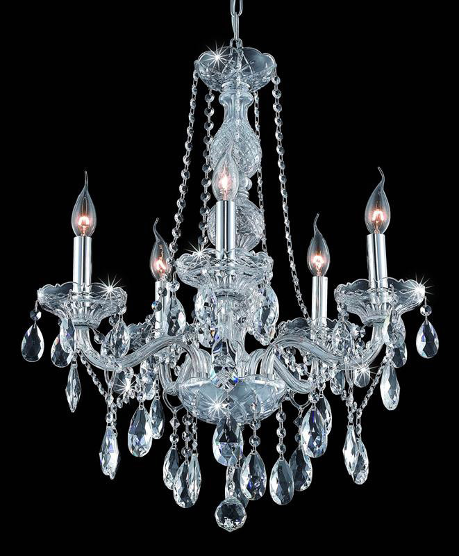 Crystal Chandelier Ceiling Dining Room Venetian Pendant Lighting 6 Light Fixture gallery
