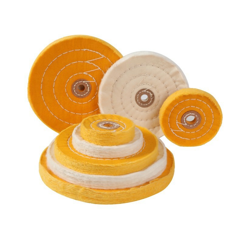 Cotton Cloth Buffing Polishing Wheel Pad for Angle Bench Grinder Metal 2'' - 8'' gallery