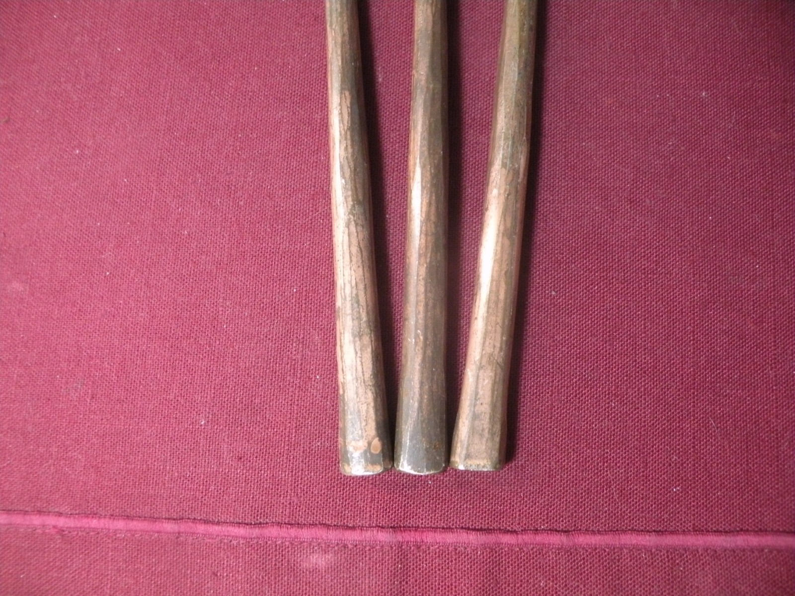 3 Dinner Forks Inox Artisans Sundance Stainless Steel Oxidized Handle 8 1/2" gallery