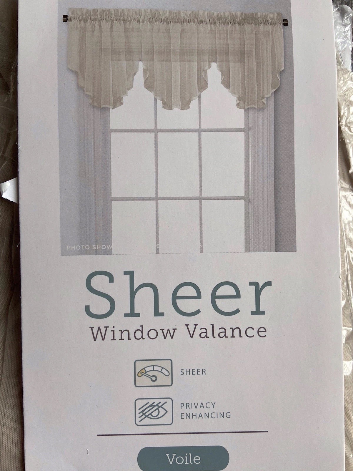 54x20 Single Rod Pocket Ascot Valance gallery