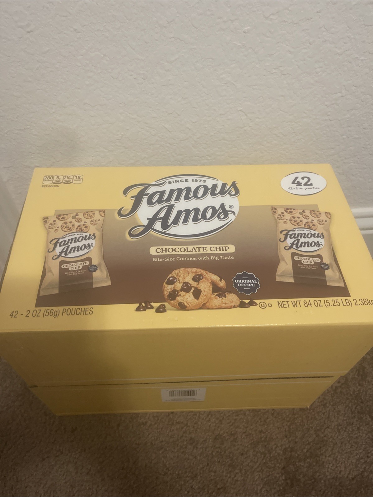 Famous Amos Chocolate Chip Cookies, 2 Oz., 42-Pack gallery