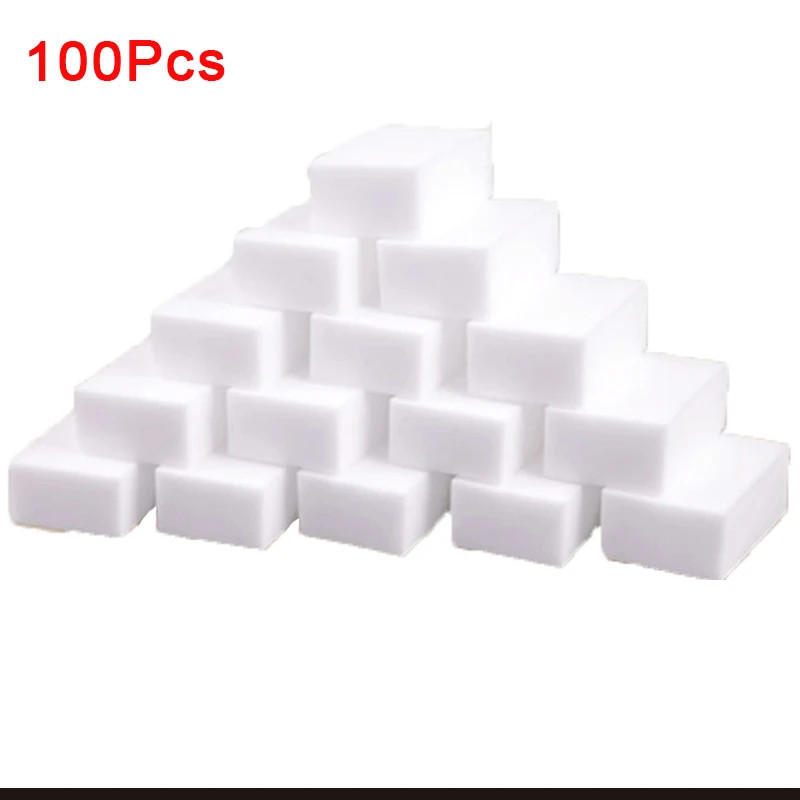 Lot 100pcs Magic Sponge Eraser Melamine Washing Thick Cleaning Foam Home Tool*
