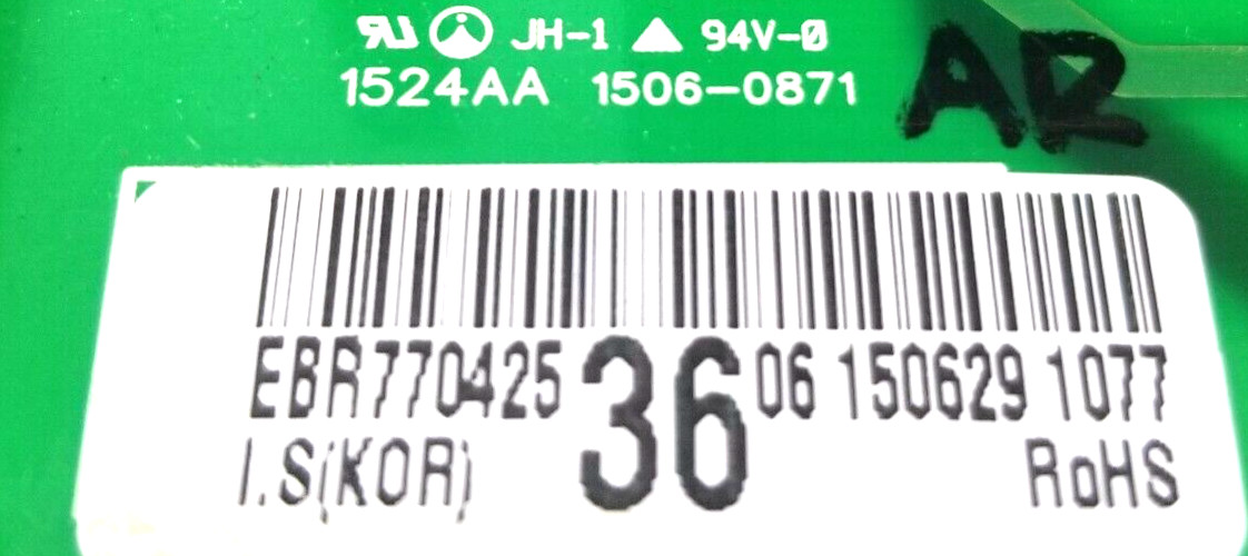 Genuine OEM LG Refrigerator Control EBR77042536 Guarantee *Same Day Ship gallery