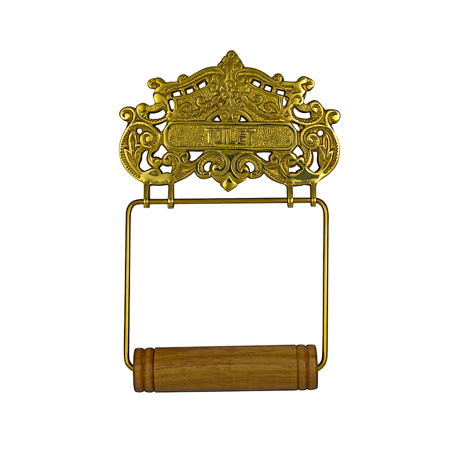 Wall Mounted French Victorian Style Brass Toilet Paper Holder gallery