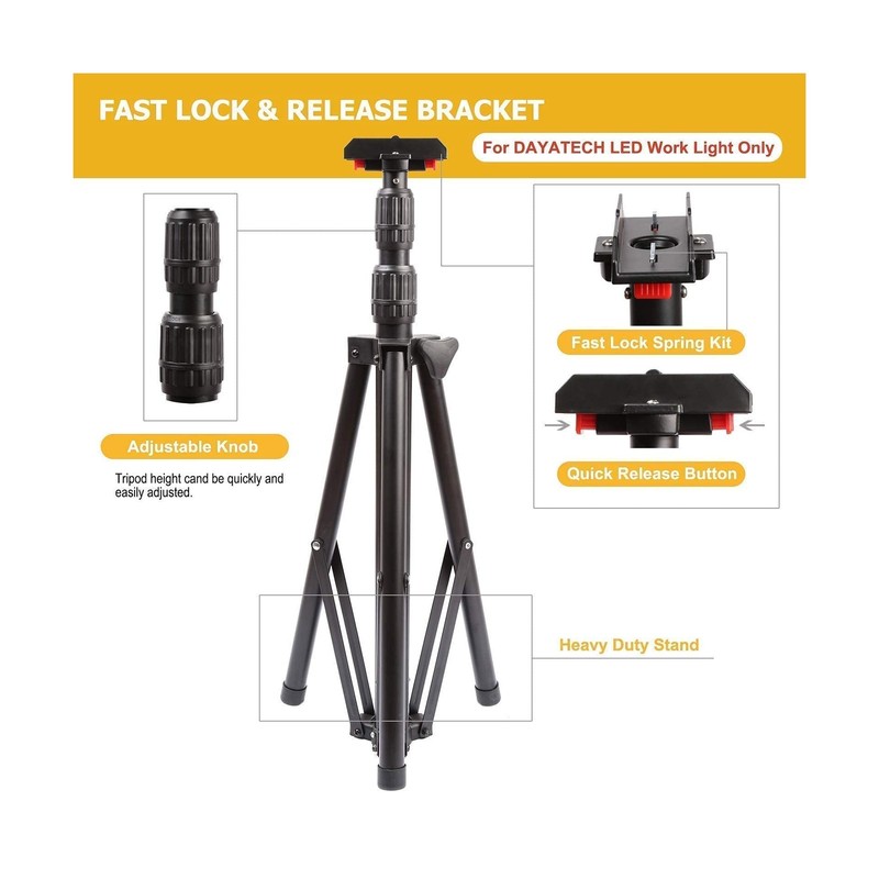 Rechargeable Cordless LED Work Light, 3500 LM, 25 W Compatible with... Fast Ship gallery