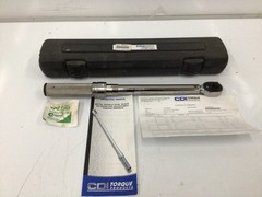 Micrometer Adjustable Torque Wrench Dual Scale 3/8″Drive 5-75 ft.lb Metal Handle