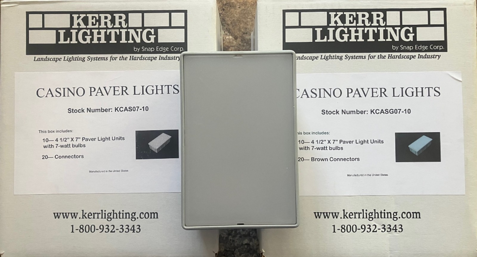 (20-Pack) Kerr Lighting Casino Paver Lights (4.5" x 7") gallery