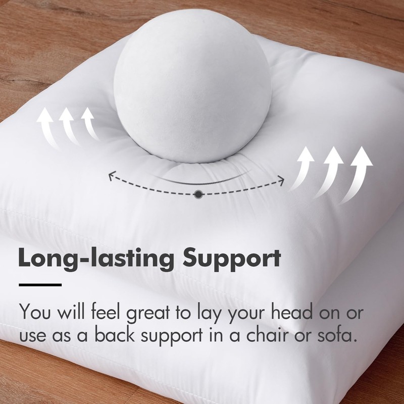 Throw Pillow Insert Premium Pillow Stuffer Sham Rectangle Form for Decorative... gallery