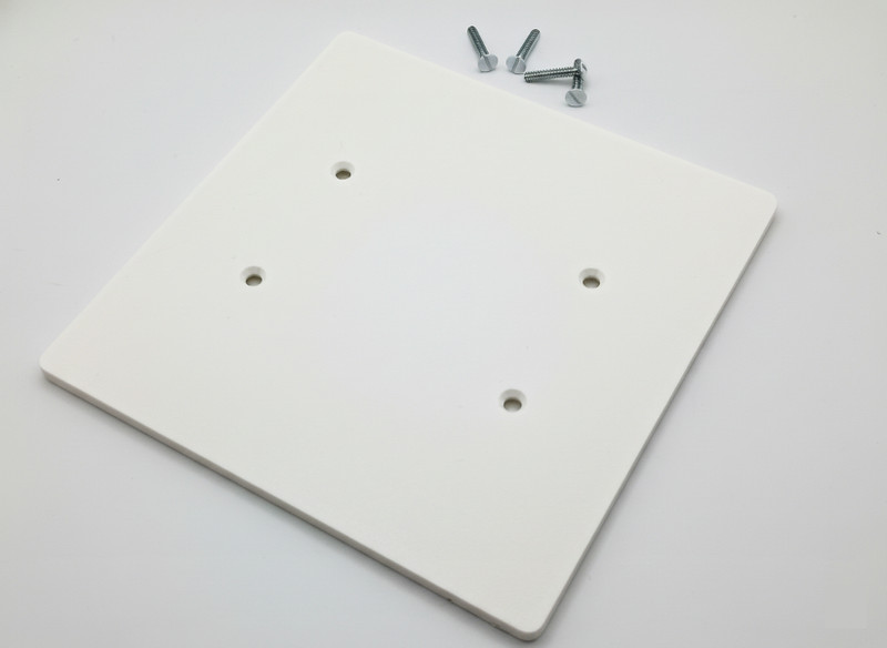 Oversized Blank Electrical Cover Wall Plate 6x6 Jumbo Large 2-Gang USA Made gallery