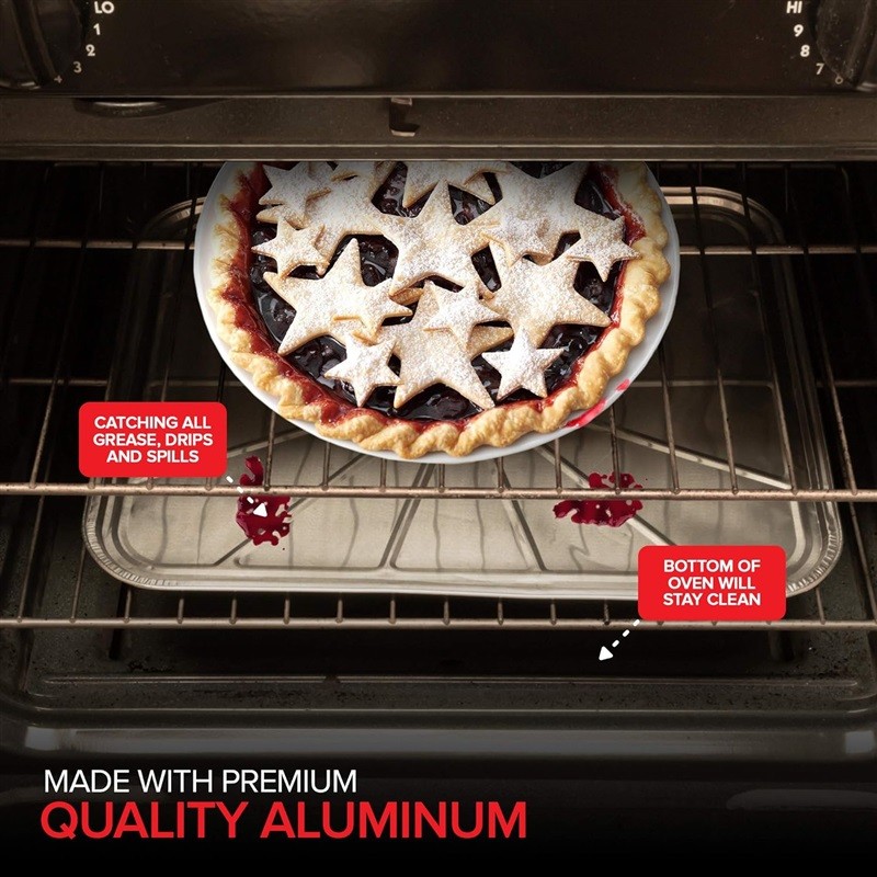 Stock Your Home Disposable Foil Oven Liners 10 Pack Oven Liners Aluminum gallery