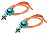 2X 6FT PROPANE REGULATOR HOSE GAS BBQ 4 REGULAR LPG BURNERS gallery