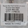 Top Knobs M1155 Square Bar Pull 6 5/16" (c-c) - Brushed Satin Nickel |New Sealed gallery