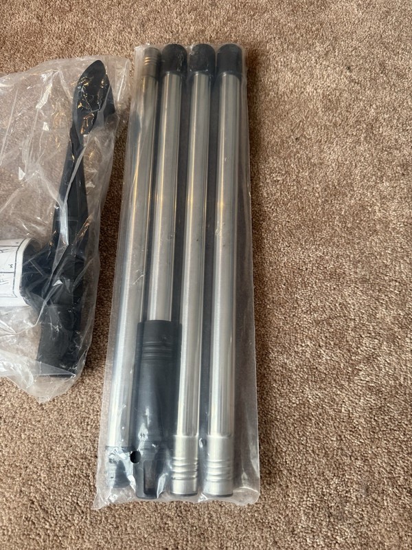 Portable Adjustable Metal Stand Poles & Plastic Connectors Hardware Kit gallery