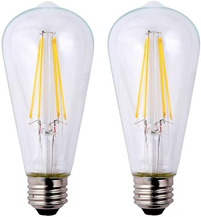 EcoSmart 75W ST19 Antique Dimmable 800 Lumens 8.5 W Vintage LED Light Daylight gallery