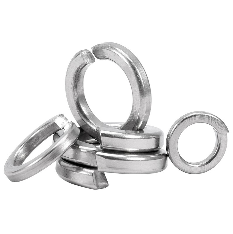 A2 Stainless Steel Split Spring Lock Washers DIN 127B Metric M2-M30 GooBetter gallery
