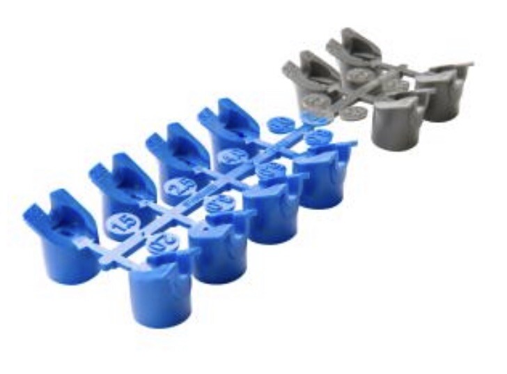5 Pack Hunter Nozzle Rack PGP Ultra I20 Ultra Blue Pack Low Angle Standard OEM gallery