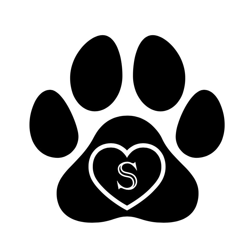 Custom Monogram Decal Oracal 651 Permanent Vinyl - Decor Home Many Sizes Pet Paw gallery