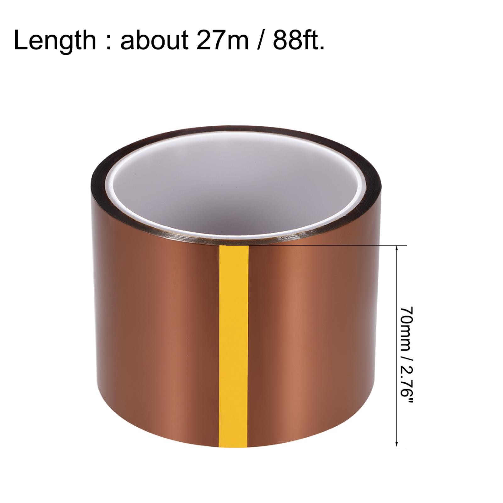 Heat Resistant Polyamide Adhesive Tape Film 70mm x 27m (88ft) gallery