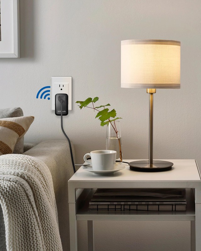 Remote Control Outlet Plug Wireless On Off Power Switch, Black Remote Light S... gallery