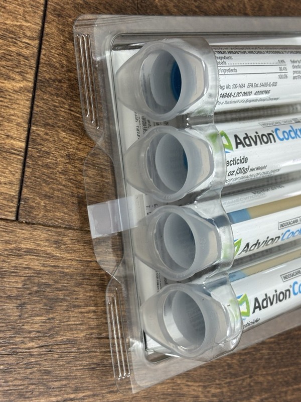 GENUINE Advion Roach Killer | 4 PACK | Cockroach Gel Bait Tubes + Plunger & Tips gallery