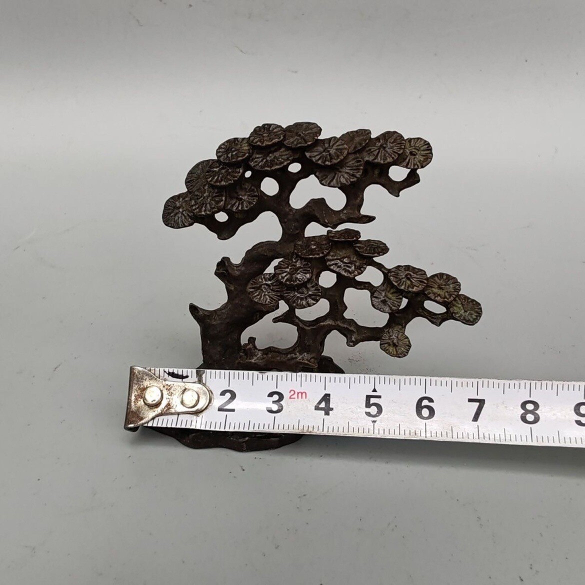 Chinese Style Retro Welcome Pine Alloy Decoration Home Tea Table Bonsai gallery